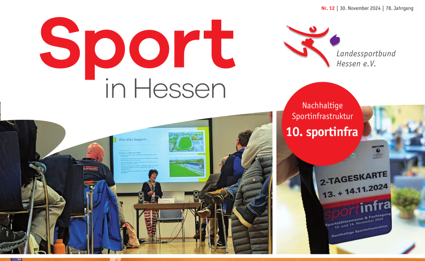 Titelseite der aktuellen "Sport in Hessen" als Schaltfläche.